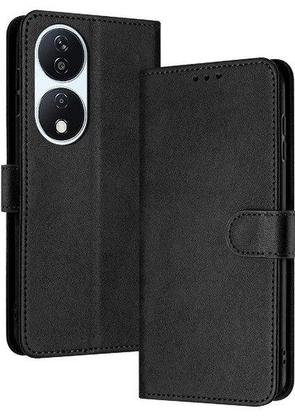 Kart Yuvası ile Onur X7B Için Flip Case Pu Deri Toka ile Saf Renk (Yurt Dışından)