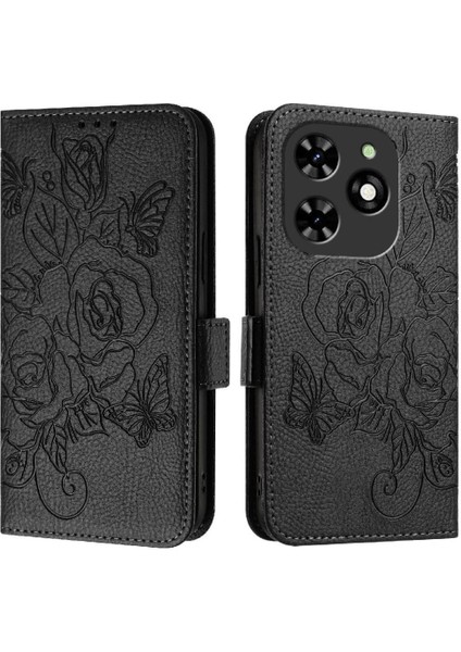 Tecno Spark Için Durum Kredi Kartı Yuvası Manyetik Cüzdan Pu ile 2024 Gitmek (Yurt Dışından)