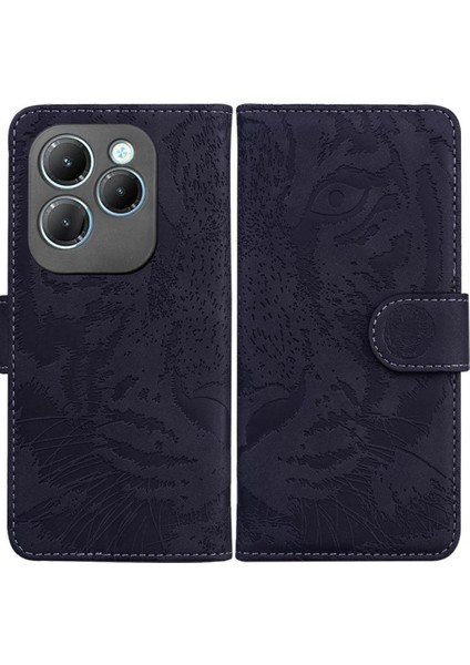 Infinix Sıcak 40 Pro Kabartmalı Sevimli Kaplan Deri Cüzdan Için Flip Case (Yurt Dışından)