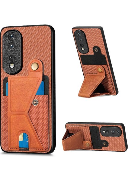 Onur Için Kılıf 80 Pro Standı Fonksiyonu Cardholder Braketi Manyetik Tasarım (Yurt Dışından)