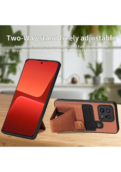 Xiaomi 13 Kart Sahibi Için Kılıf Braketi Manyetik Tasarım Standı Fonksiyonu (Yurt Dışından)