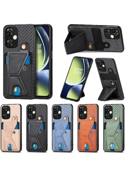 Oneplus Nord Ce3 Lite Için Kılıf Braketi Cardholder Standı Fonksiyonu Manyetik (Yurt Dışından)