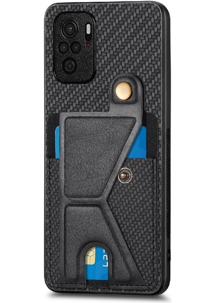 Xiaomi Redmi Not 10 Için Kılıf 4g Standı Fonksiyonu Cardholder Manyetik Tasarım (Yurt Dışından) fırsatları