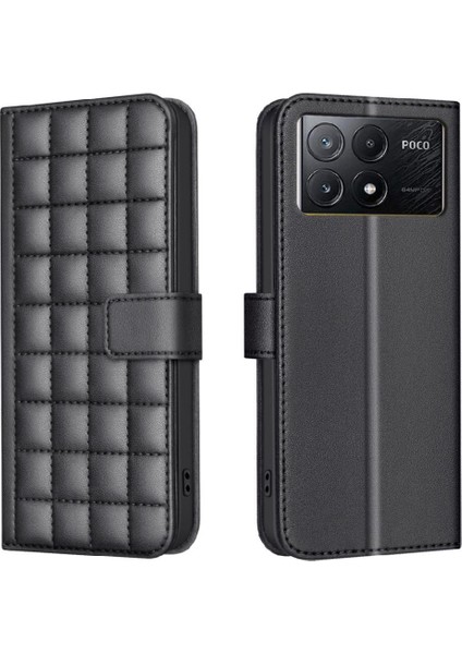 Xiaomi Poco X6 Pro Koruyucu Kart Yuvaları Tutucu Pu Deri Için Flip Case (Yurt Dışından)
