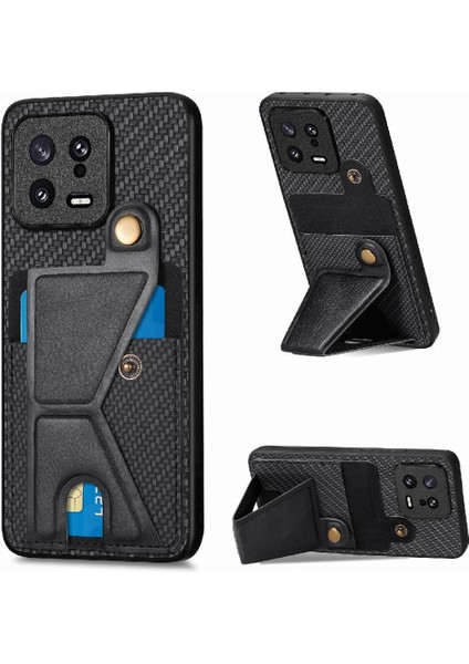 Xiaomi 13 Kart Sahibi Için Kılıf Braketi Manyetik Tasarım Standı Fonksiyonu (Yurt Dışından)