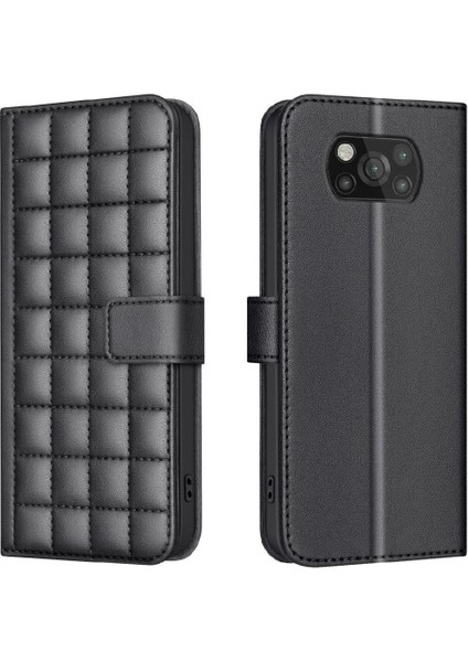 Xiaomi Poco X3 Nfc Koruyucu Pu Deri Cüzdan Iş Için Flip Case (Yurt Dışından)