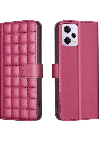 Mays Shop Xiaomi Redmi Not 12 Pro 5g Için Flip Case Cüzdan Kart Yuvaları Tutucu Pu (Yurt Dışından)