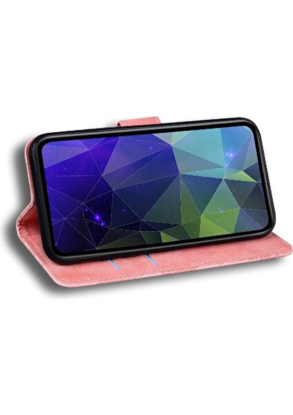 Mays Shop Xiaomi Poco M6 4g Kabartmalı Sevimli Kaplan Deri Cüzdan Için Flip Case (Yurt Dışından)