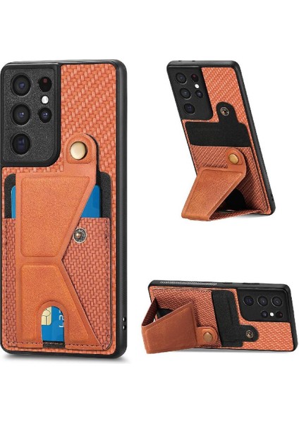Samsung Galaxy S21 Ultra Standı Fonksiyonu Için Kılıf Braketi Manyetik Tasarım (Yurt Dışından)