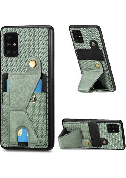 Samsung Galaxy A71 5g Standı Fonksiyonu Manyetik Tasarım Braketi (Yurt Dışından)