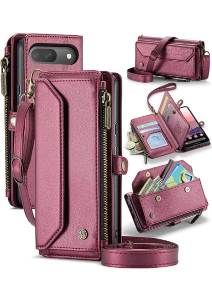 Kadınlar Için Crossbody Durumda Google Piksel 9 Cüzdan Durumda Fermuar Faturaları Yuvası (Yurt Dışından) fiyatları