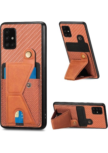 Samsung Galaxy A71 5g Standı Fonksiyonu Manyetik Tasarım Braketi (Yurt Dışından)