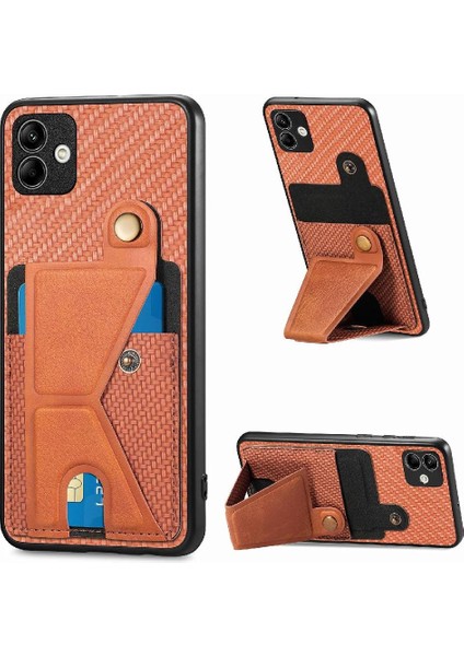 Samsung Galaxy A04 4g Manyetik Tasarım Standı Fonksiyonu Braketi (Yurt Dışından)