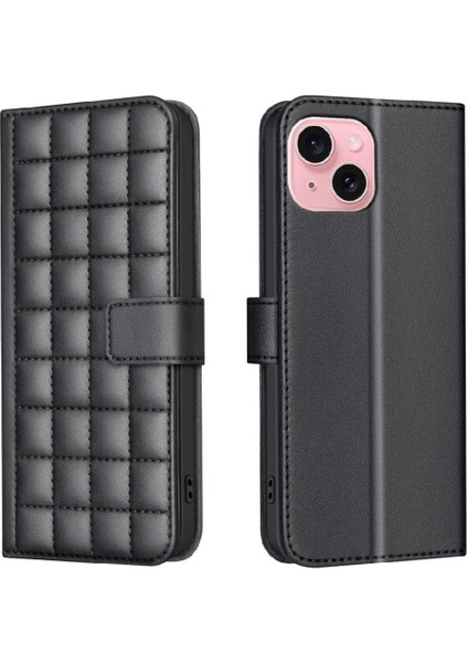 IPhone 15 Için Flip Case Artı Pu Deri Iş Basit Tarzı Kart Yuvaları (Yurt Dışından) indirimleri