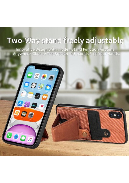 IPhone Xs Max Kart Sahibi Standı Fonksiyonu Braketi Manyetik Tasarım (Yurt Dışından) indirimleri