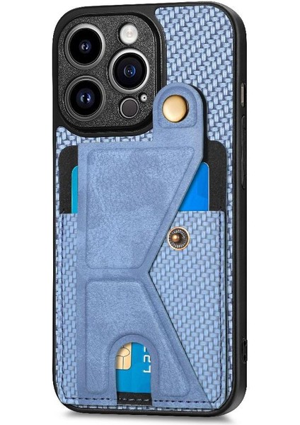 IPhone 14 Için Kılıf Pro Braketi Manyetik Tasarım Cardholder Standı Fonksiyonu (Yurt Dışından) modelleri