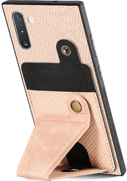 Samsung Galaxy Not 10 Için Kılıf Standı Fonksiyonu Manyetik Tasarım Kart Sahibi (Yurt Dışından)