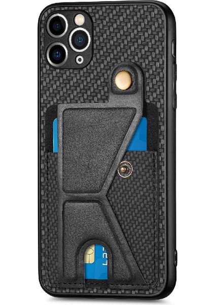 IPhone 11 Için Kılıf Pro Max Braketi Standı Fonksiyonu Cardholder Manyetik (Yurt Dışından) modelleri