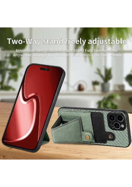 IPhone 15 Için Kılıf Pro Max Standı Fonksiyonu Kart Sahibi Manyetik Tasarım (Yurt Dışından) indirimleri