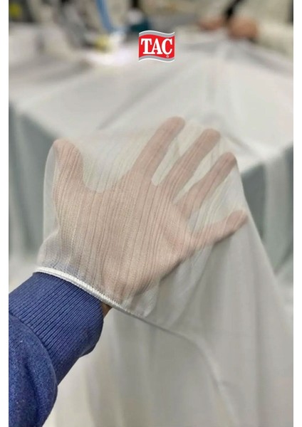 Taç Vakko Şantuklu Ekstra Gramajlı 1/3 Sık Pile Gorgeous Tül Perde - Kırışmaz Ütü Gerektirmez fırsatları