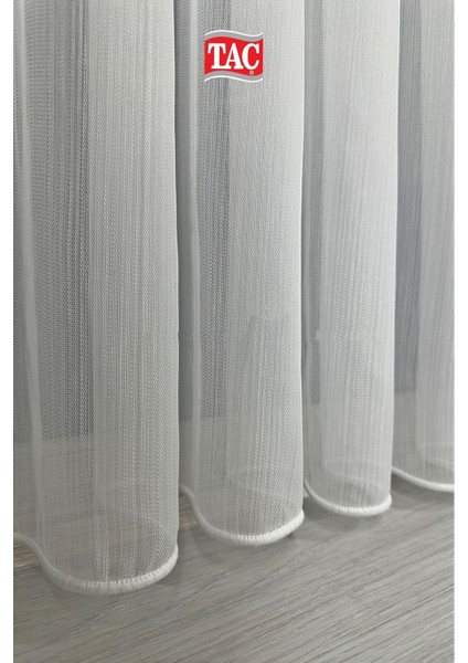 Taç Vakko Şantuklu Ekstra Gramajlı 1/3 Sık Pile Gorgeous Tül Perde - Kırışmaz Ütü Gerektirmez indirimleri