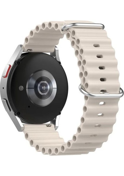 Samsung Galaxy Watch 6 40-43-44-47 mm Için Ocean Loop Silikon Kordon (20MM)