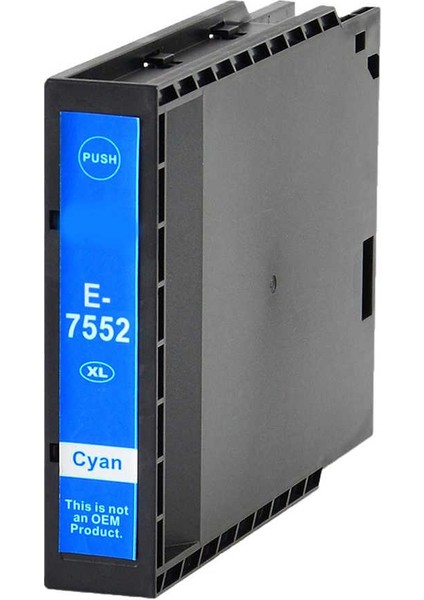 Epson T7552-C13T755240 Mavi Muadil Kartuş Yüksek Kapasiteli