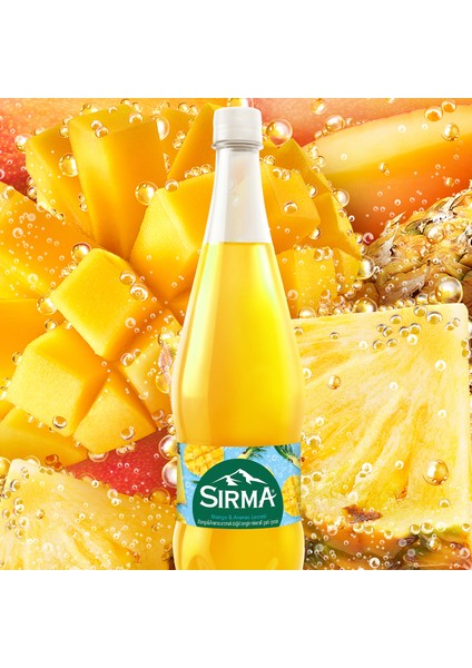 Mango & Ananas Aromalı C Vitaminli Maden Suyu 1l X4 Adet