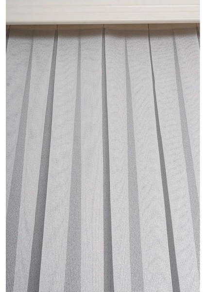 Rech Home Taç Ince Örme Çelik Tül Perde Ekstra Gramajlı Dökümlü 1X3SIK Pile - Kırışmaz Ütü Gerektirmez