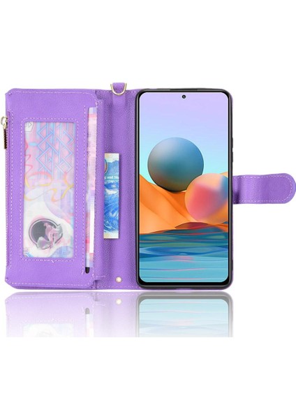 Xiaomi Redmi Not 10 Pro Max Manyetik Pu Deri Flip Deri (Yurt Dışından)