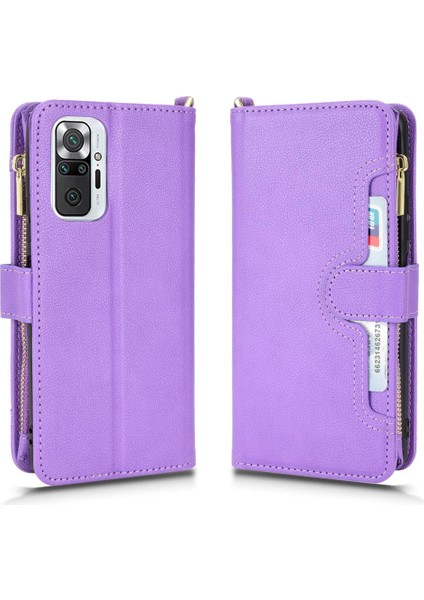 Xiaomi Redmi Not 10 Pro Max Manyetik Pu Deri Flip Deri (Yurt Dışından)