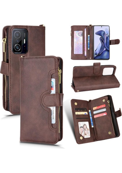 Xiaomi 11T/11T Pro 5g Fermuar Cüzdan Manyetik Pu Deri Flip Case (Yurt Dışından) indirimleri