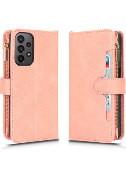 Samsung Galaxy A23 4g/5g Deri Kapak Manyetik Pu Deri Flip Case (Yurt Dışından)
