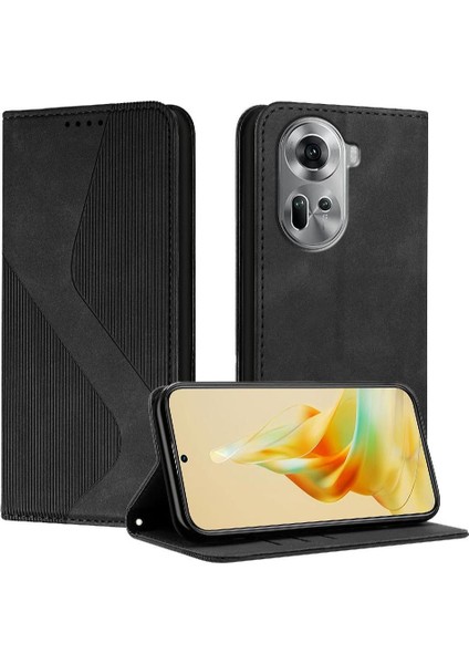 Oppo Oppo 11 5g Için Kılıf Folio Kapak Cüzdan Kickstand Kart Yuvaları Tutucu Pu (Yurt Dışından) indirimleri