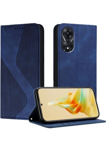 Oppo A78 4g Kart Yuvaları Için Kılıf Tutucu Pu Deri Folio Kapak Manyetik (Yurt Dışından) indirimleri