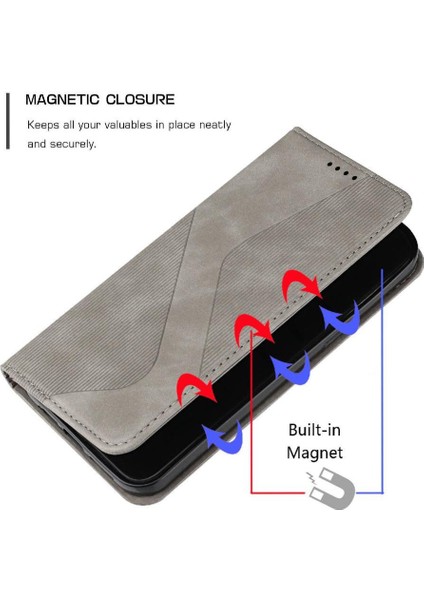 Oppo Oppo 12 Pro 5g Pu Deri Için Kılıf Folio Kapak Cüzdan Kickstand Kart (Yurt Dışından) fiyatları