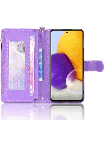 Samsung Galaxy A53 5g Deri Kapak Manyetik Pu Deri Flip Case (Yurt Dışından)