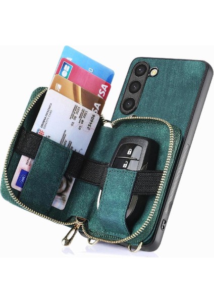 Samsung Galaxy S23 Ayarlanabilir Kordon 7 Kart Yuvaları Premium Standı (Yurt Dışından) fiyatları