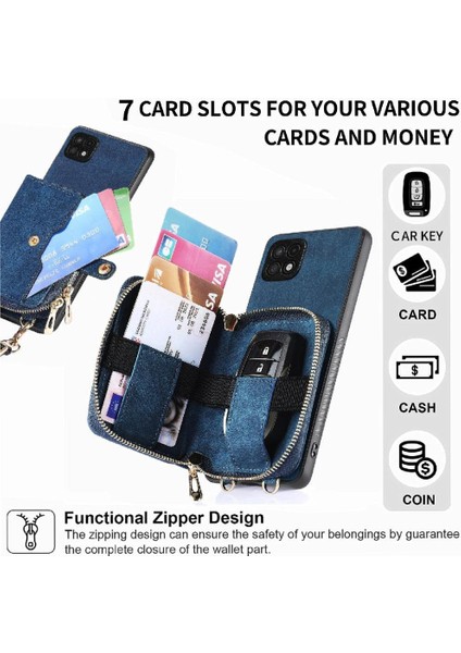 Samsung Galaxy A22 5g Ayarlanabilir Kordon Standı 7 Kart Yuvaları (Yurt Dışından) fiyatları