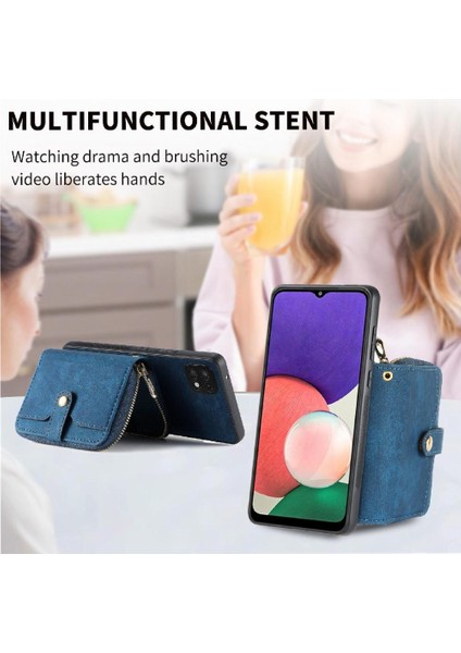 Samsung Galaxy A22 5g Ayarlanabilir Kordon Standı 7 Kart Yuvaları (Yurt Dışından) modelleri