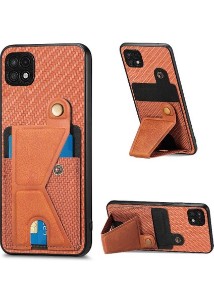 Samsung Galaxy A22 5g Için Kılıf Braketi Manyetik Tasarım Standı Fonksiyonu (Yurt Dışından)