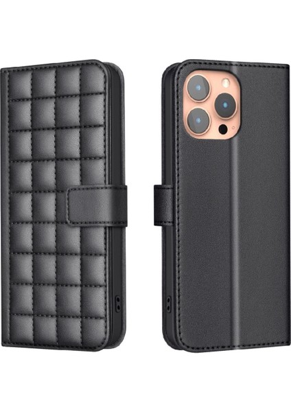 IPhone 15 Için Flip Case Pro Cüzdan Iş Basit Tarzı Pu Deri Kart (Yurt Dışından)