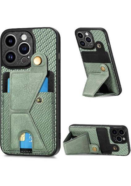 IPhone 14 Için Kılıf Pro Max Cardholder Standı Fonksiyonu Braketi Manyetik (Yurt Dışından)