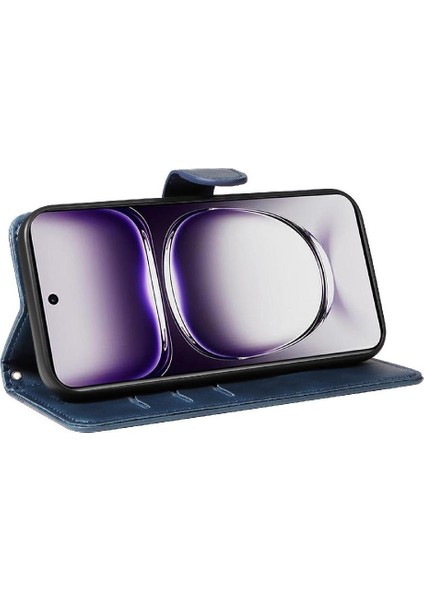 Oppo Filp 12 5g Için Filp Durumda Preslenmiş Pu Deri Cüzdan Telefon Kılıfı ile (Yurt Dışından) modelleri