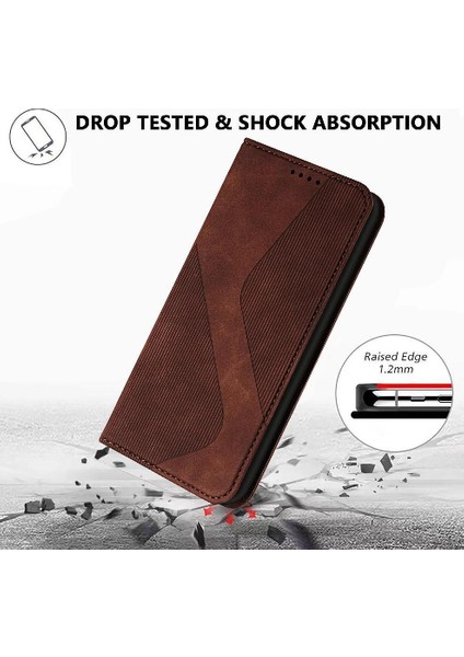 Oppo Bulmak Için Kılıf X7 Folio Kapak Pu Deri Manyetik Cüzdan Kickstand Kart (Yurt Dışından)