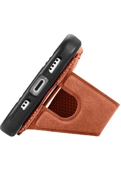 IPhone 13 Için Kılıf Pro Max Manyetik Tasarım Standı Fonksiyonu Kart Sahibi (Yurt Dışından)