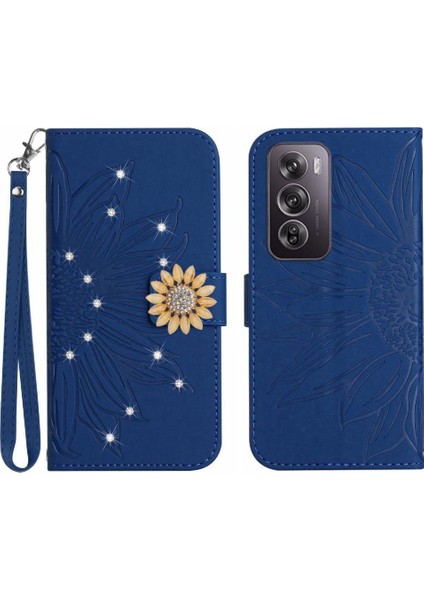 Oppo RENO12 Pro 5g Flip Cüzdan Kredi Kartı Için Kılıf Pu Deri Kapak Çevirin (Yurt Dışından)
