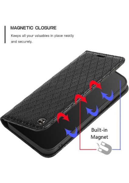 Samsung Galaxy S24 Fe Iş Flip Kart Yuvaları Tutucu Manyetik (Yurt Dışından)