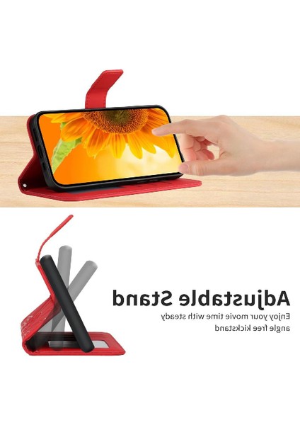 Kart Yuvası Standı ile Uzun Bir Kordon Ayçiçeği ile Realme C61 Için Kılıf (Yurt Dışından) fiyatları