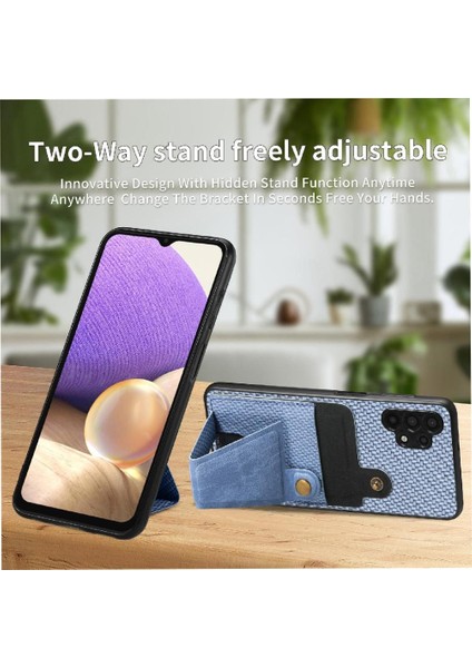 Samsung Galaxy A32 5g Manyetik Tasarım Cardholder Braketi Standı Için Kılıf (Yurt Dışından) indirimleri